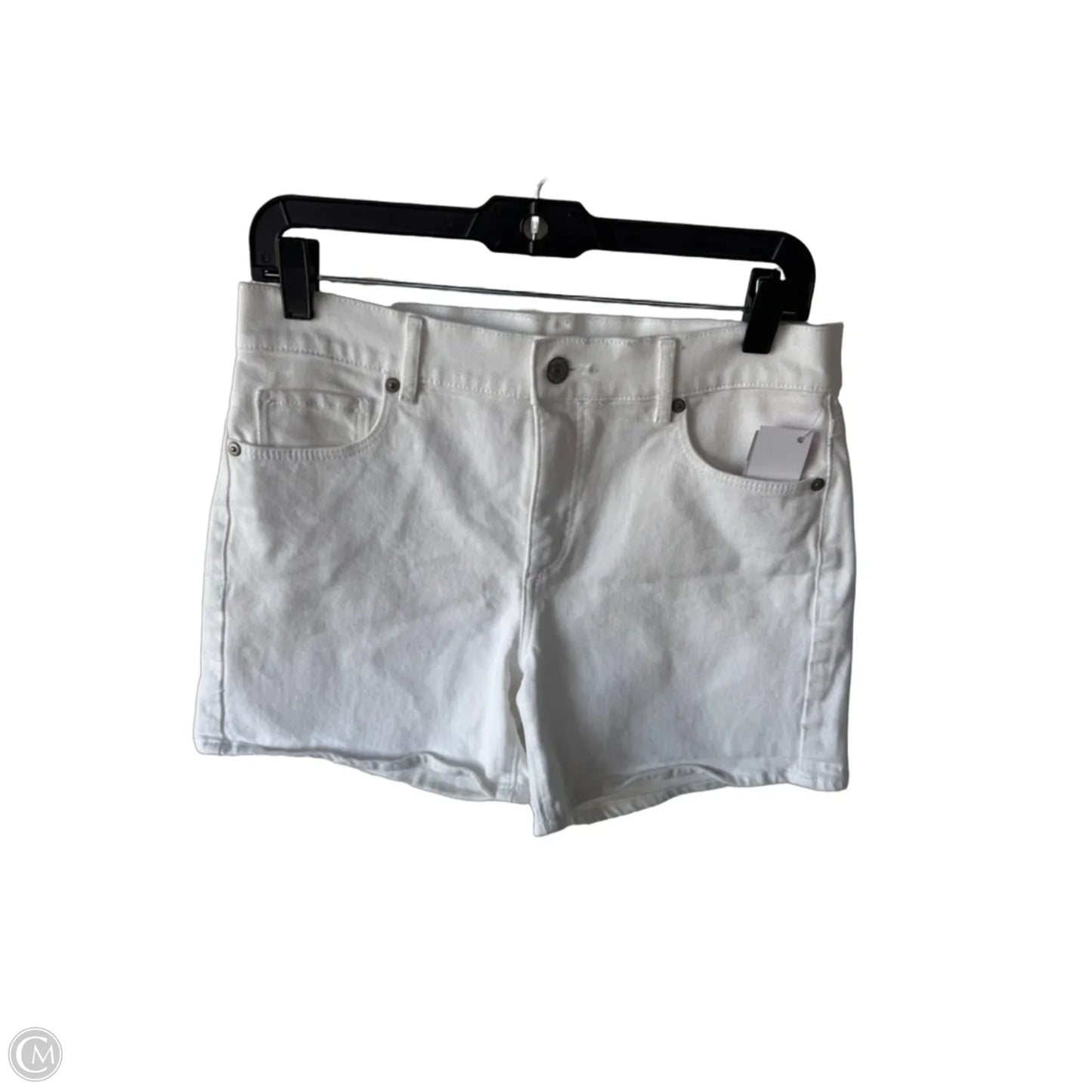 Shorts By Loft In White Denim, Size: 4