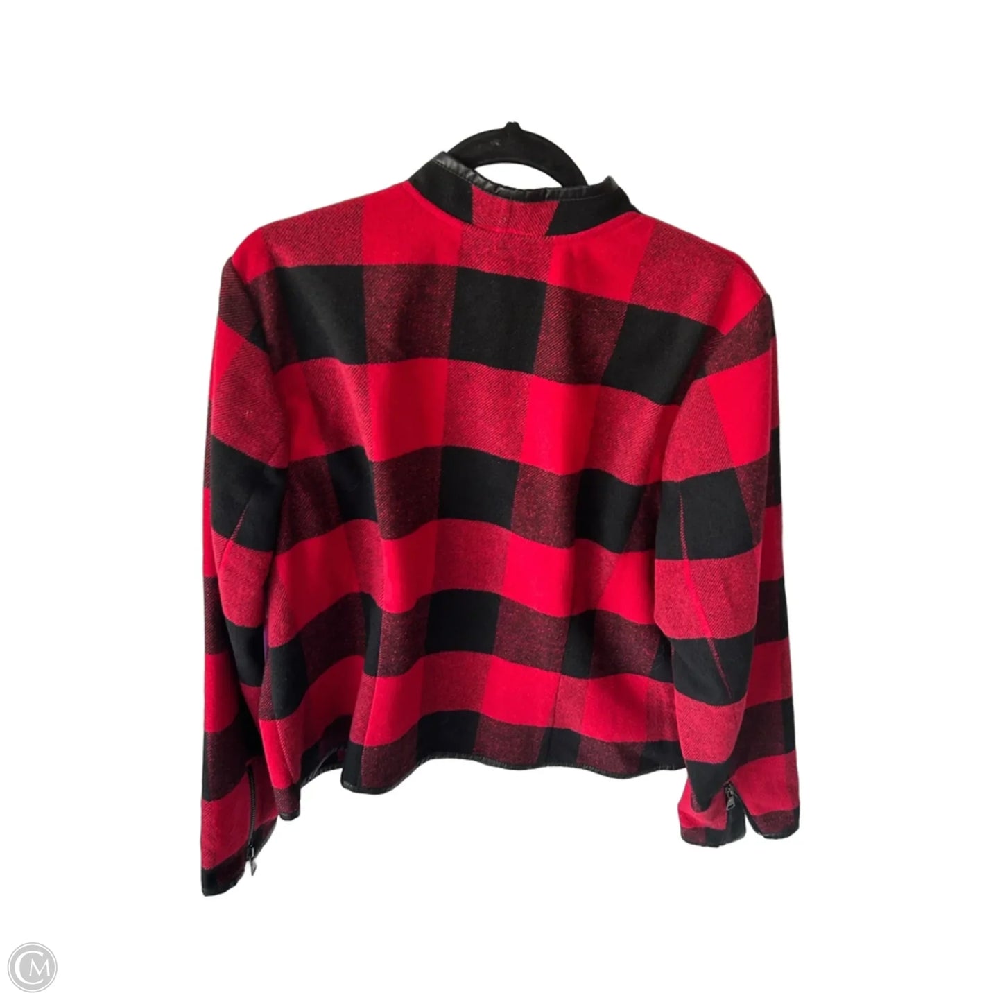 Jacket Other By D&co. In Black & Red, Size: Xl
