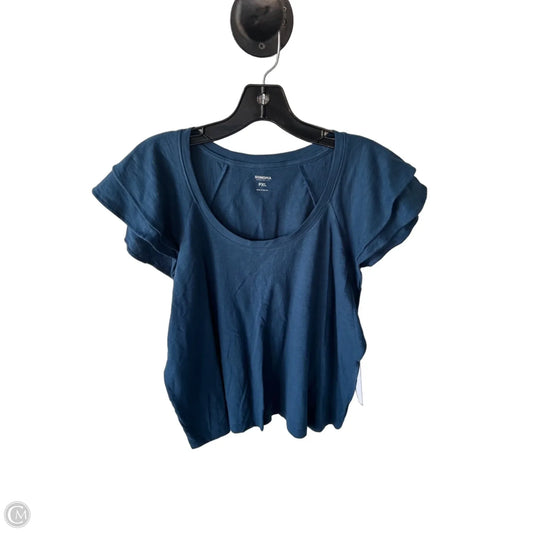 Top Short Sleeve By Sonoma In Blue, Size: Xlp