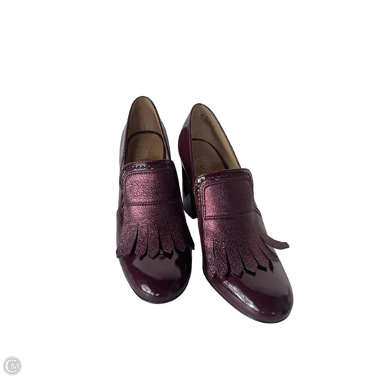 Shoes Heels Block By Naturalizer In Maroon, Size: 10