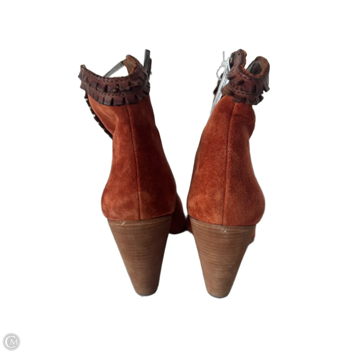 Boots Designer By Frye In Orange, Size: 10