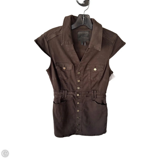 Dress Casual Short By Paige In Brown Denim, Size: S