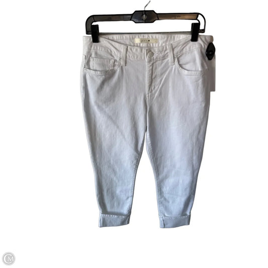Jeans Straight By Joes Jeans In White Denim, Size: 8
