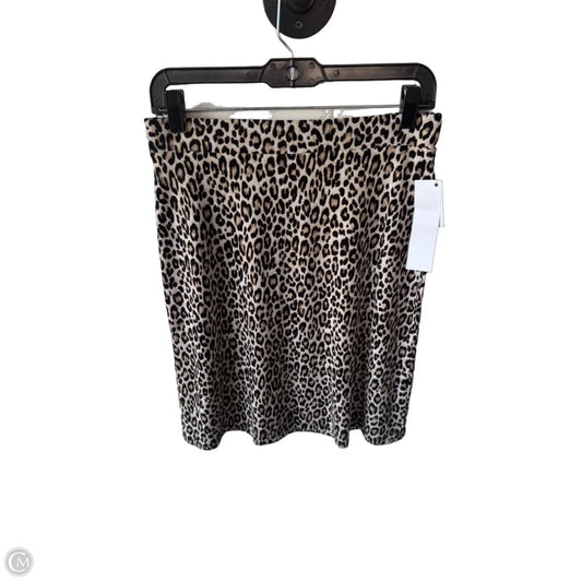 Skirt Mini & Short By Philosophy In Leopard Print, Size: S