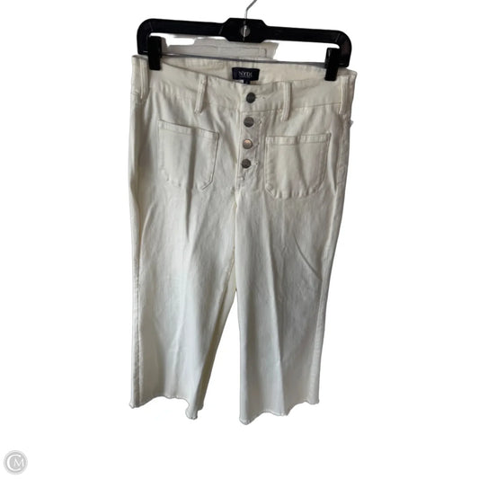 Jeans Wide Leg By Not Your Daughters Jeans In Cream Denim, Size: 6