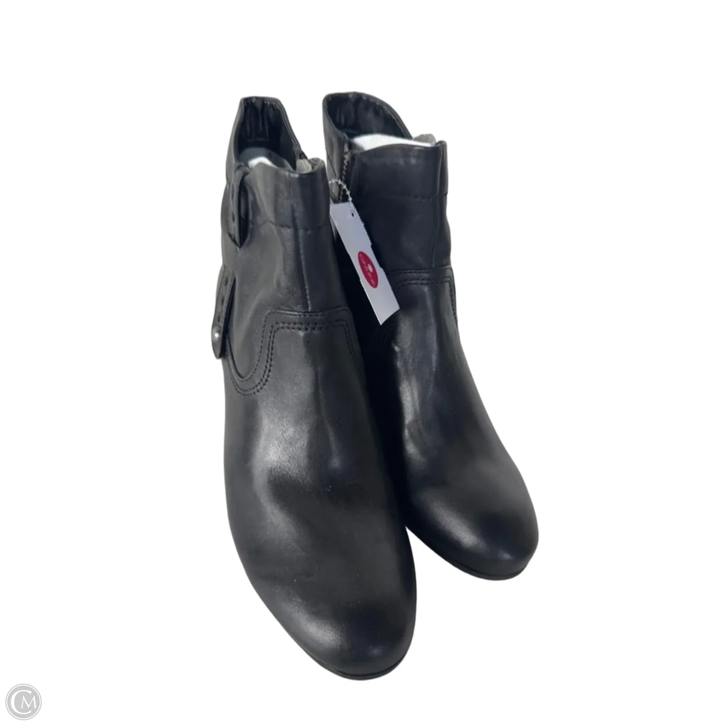 Boots Ankle Heels By Tignanello  Purses In Black, Size: 6.5