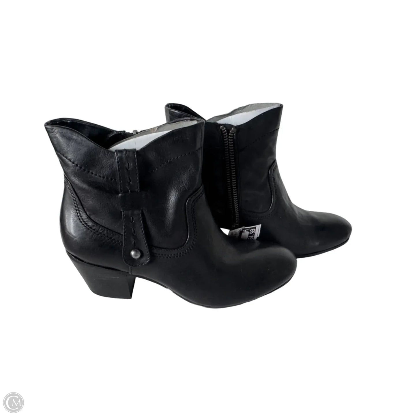 Boots Ankle Heels By Tignanello  Purses In Black, Size: 6.5