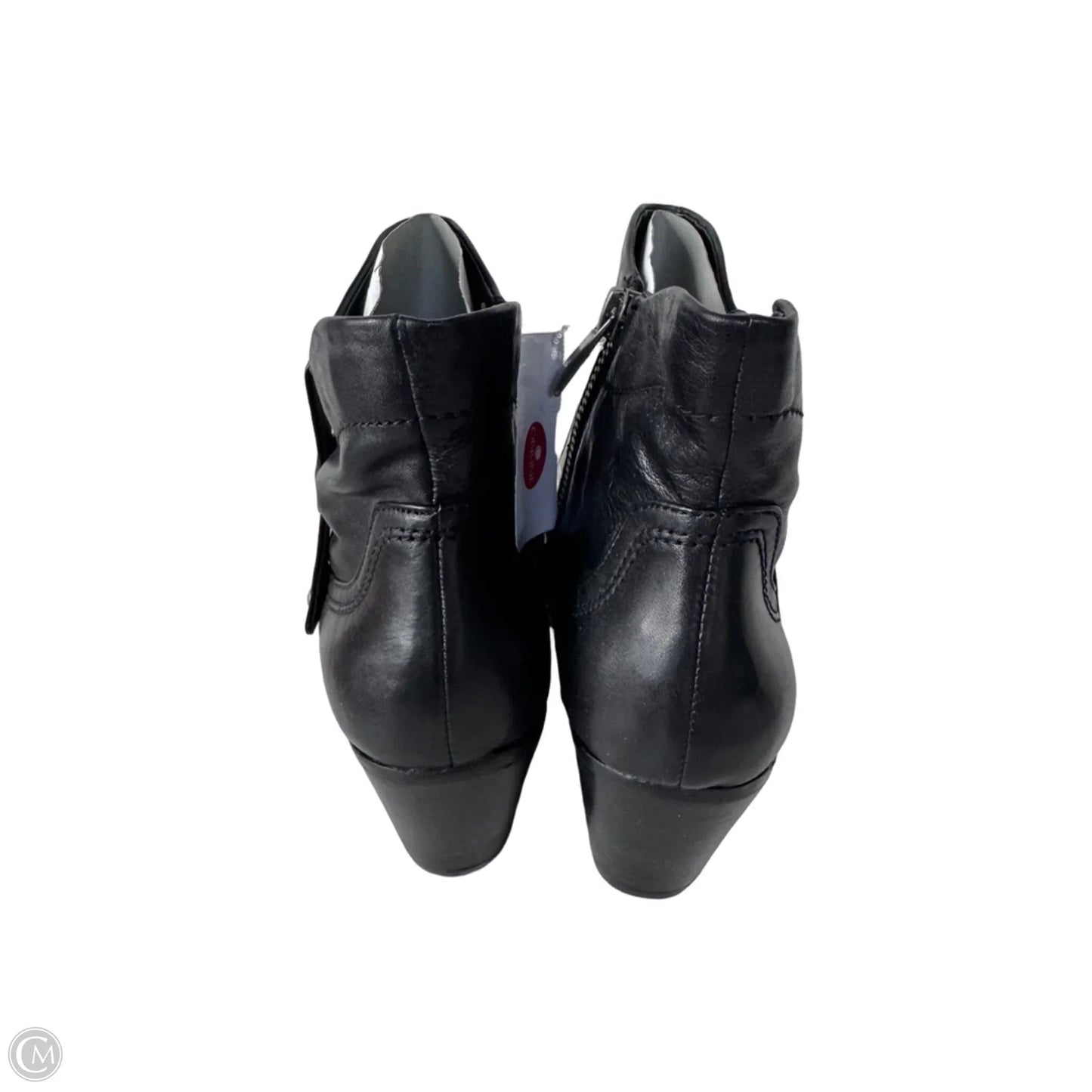 Boots Ankle Heels By Tignanello  Purses In Black, Size: 6.5