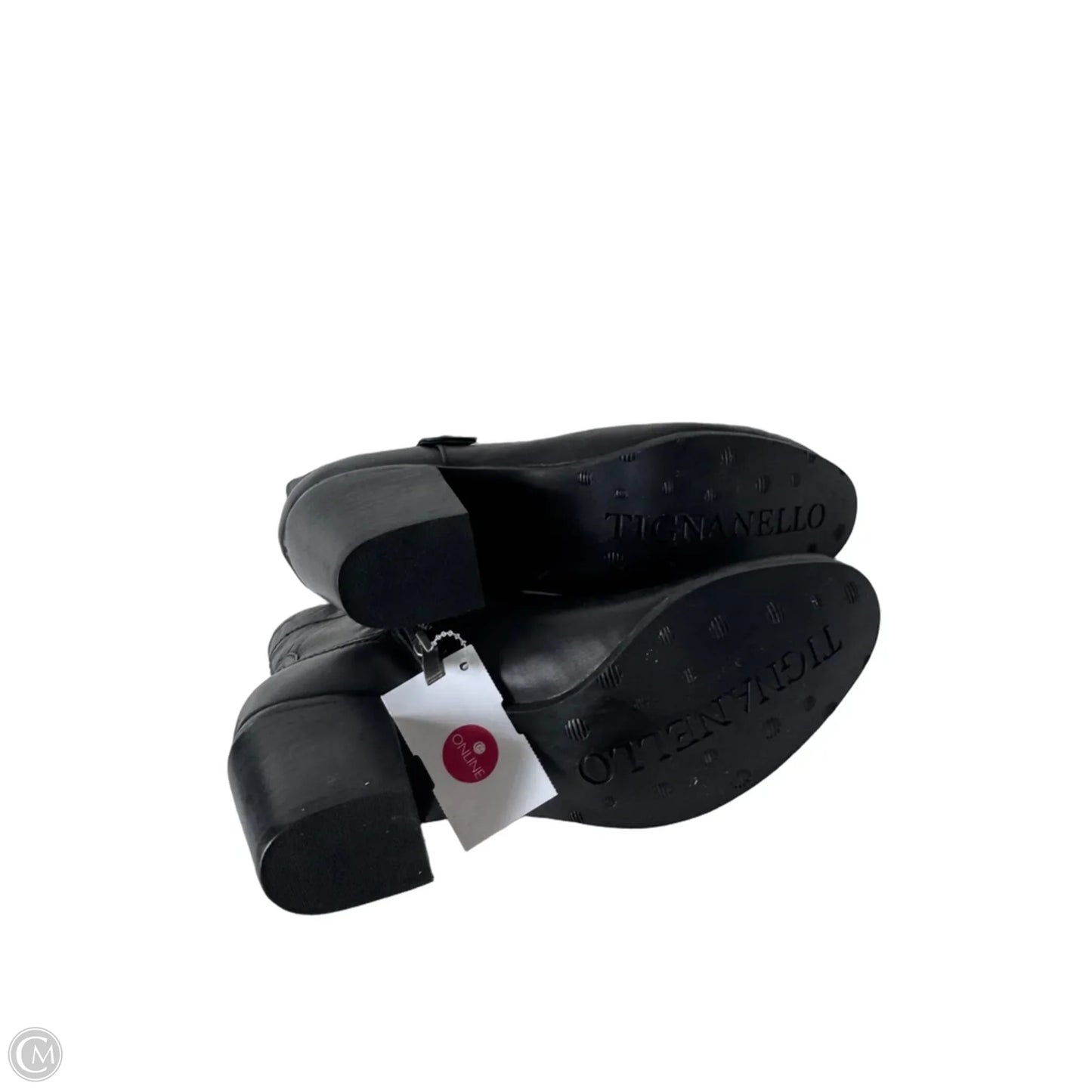 Boots Ankle Heels By Tignanello  Purses In Black, Size: 6.5
