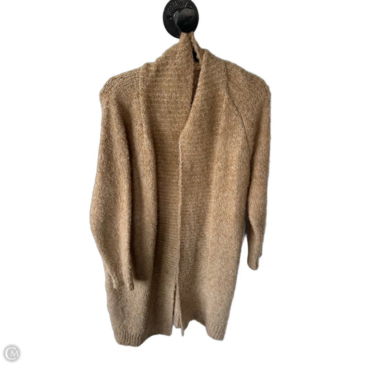 Sweater Cardigan By Anthropologie In Tan, Size: S