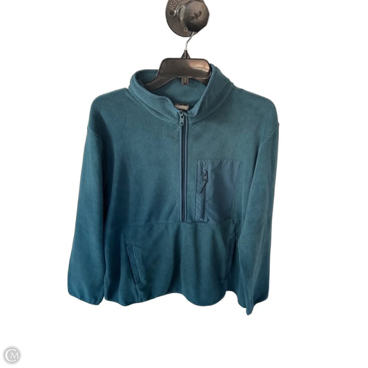 Jacket Fleece By 32 Degrees In Teal, Size: L