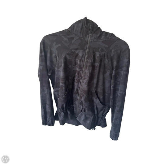Athletic Jacket By Lululemon In Camouflage Print, Size: S