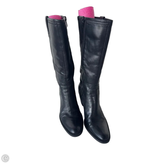 Boots Mid-calf Heels By Bandolino In Black, Size: 7.5