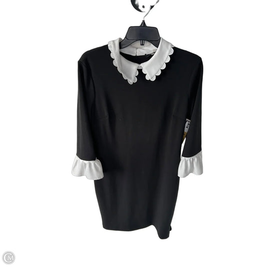 Dress Designer By Karl Lagerfeld In Black & White, Size: M