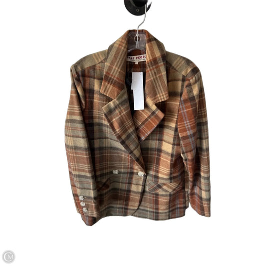Blazer By Free People In Brown & Tan, Size: S