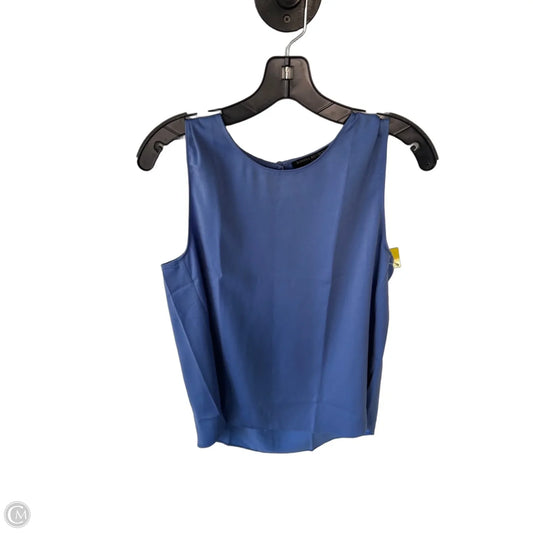 Blouse Sleeveless By Banana Republic In Blue, Size: M