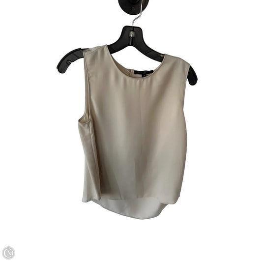 Blouse Sleeveless By Banana Republic In Tan, Size: M