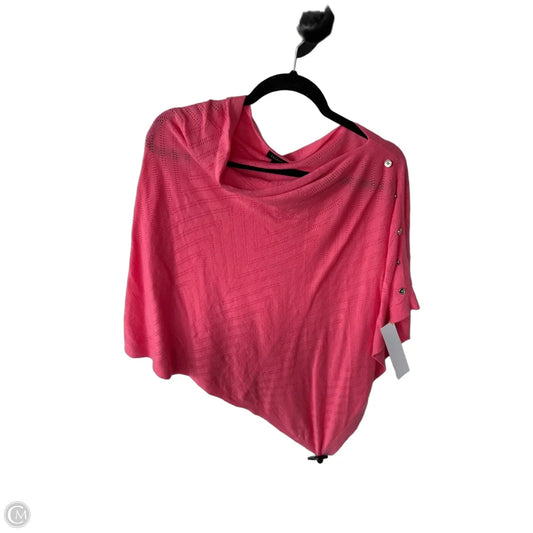Poncho By Talbots In Pink, Size: M