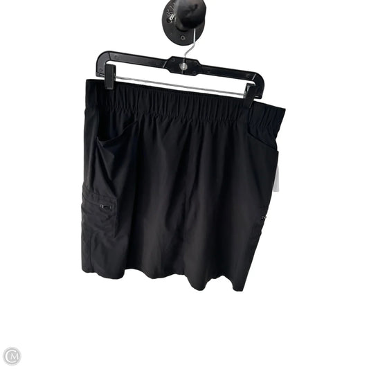 Skort By Talbots In Black, Size: L