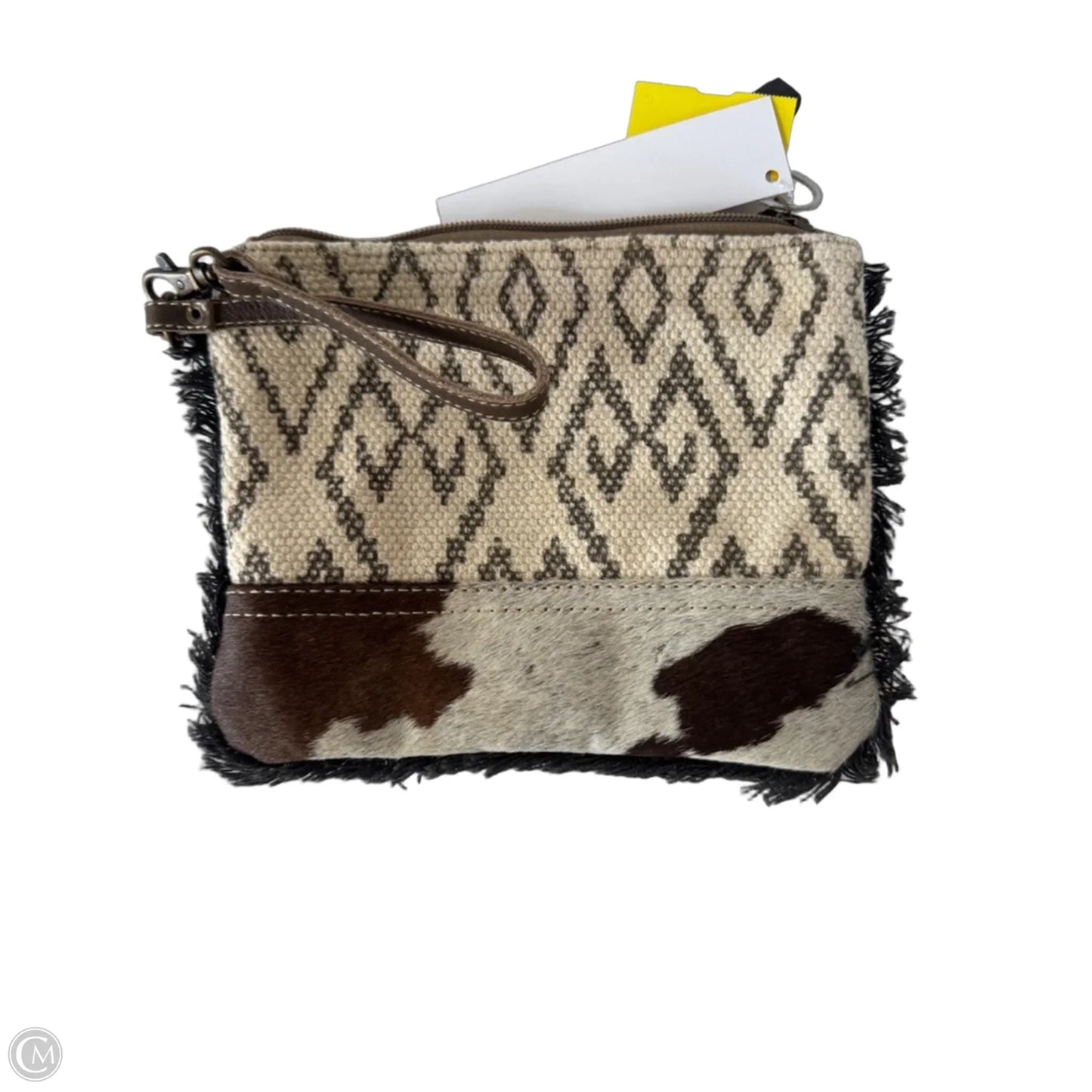 Wristlet Leather By Myra, Size: Medium