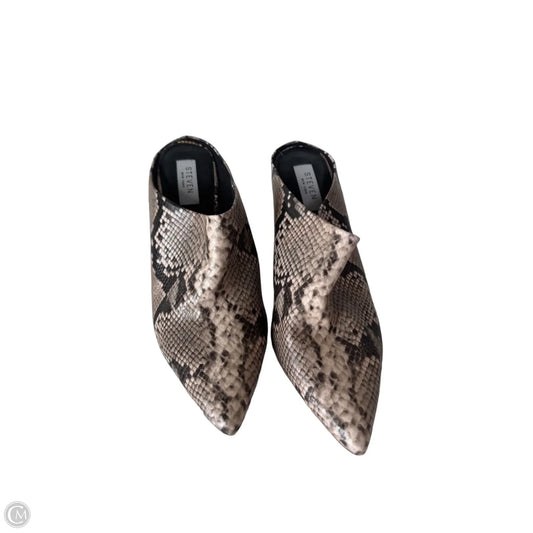 Shoes Heels Block By Steve Madden In Snakeskin Print, Size: 9