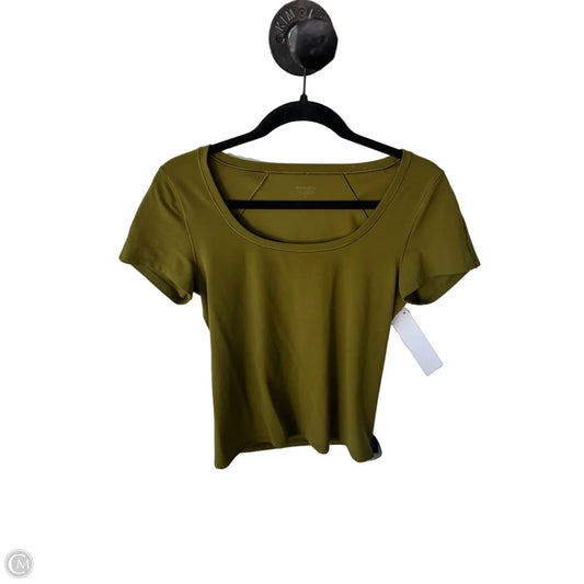 Athletic Top Short Sleeve By Athleta In Green, Size: M