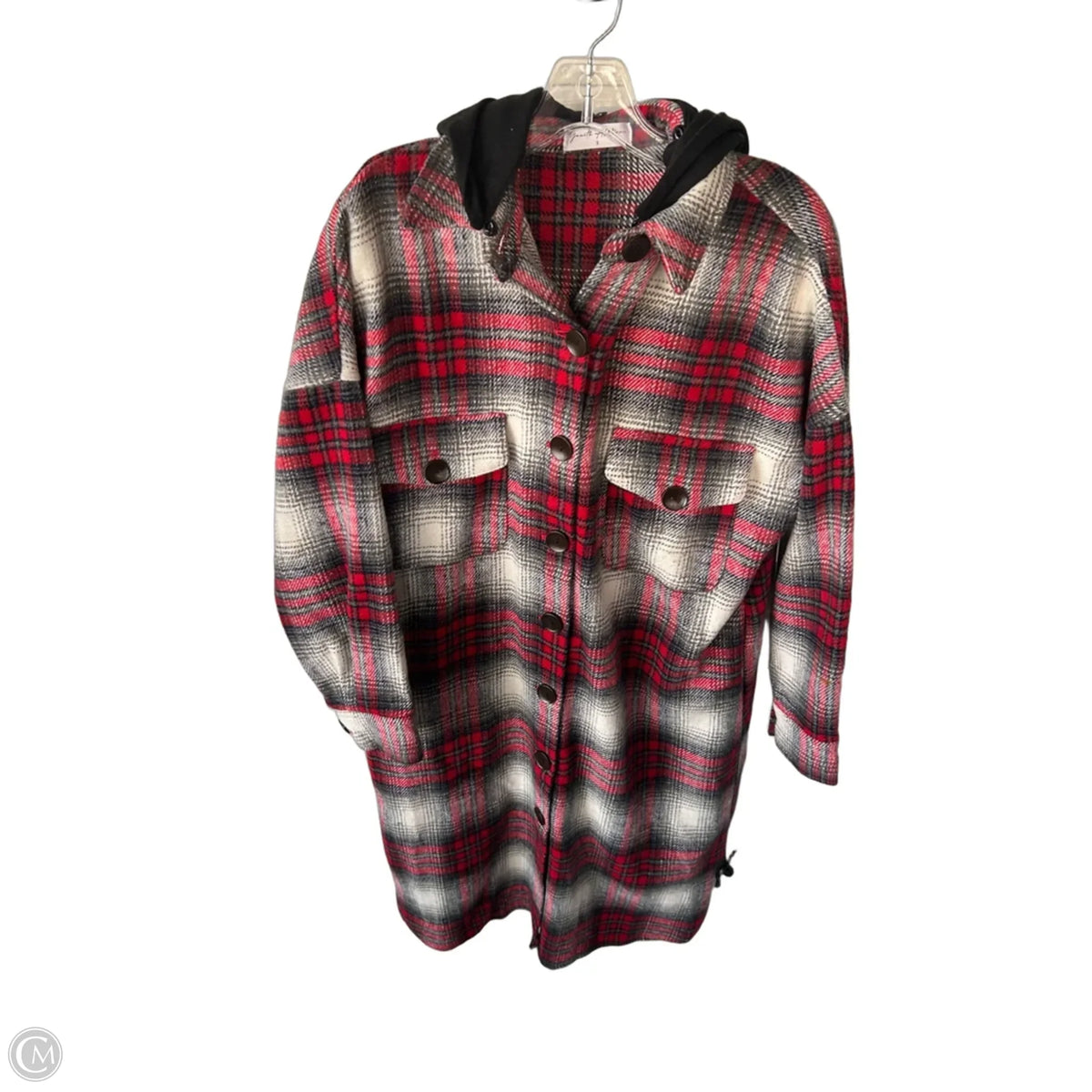 Jacket Other By Cmb In Grey & Red, Size: S
