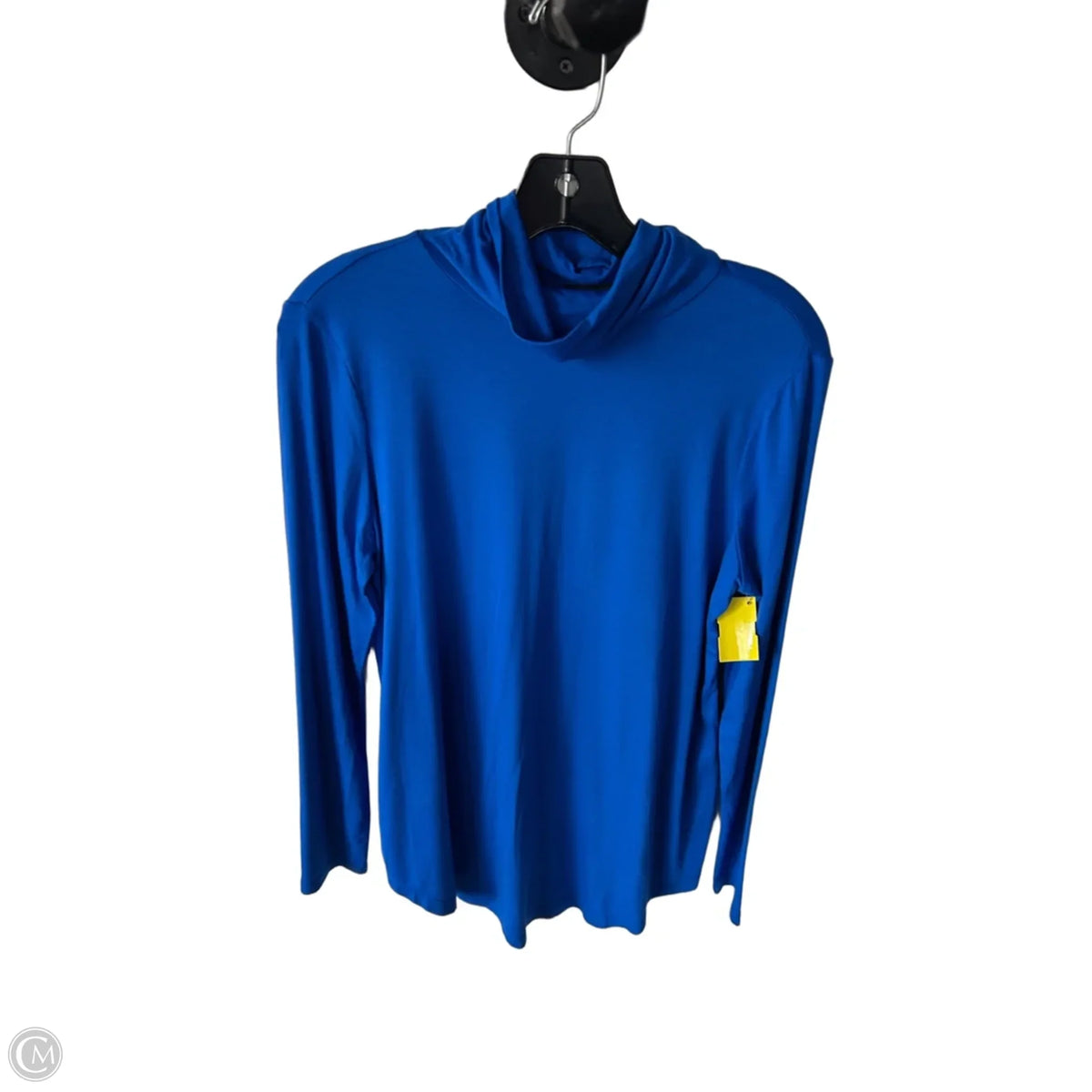 Top Long Sleeve Basic By Jm Collections In Blue, Size: S
