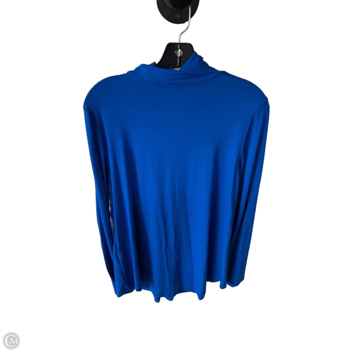Top Long Sleeve Basic By Jm Collections In Blue, Size: S