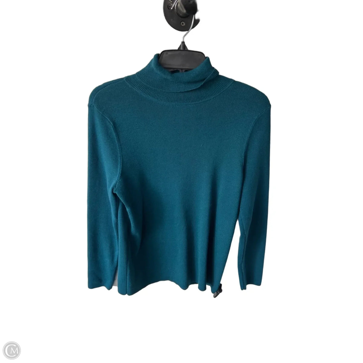 Sweater By Chicos In Teal, Size: M