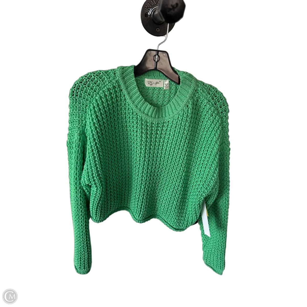 Sweater By Rd Style In Green, Size: S