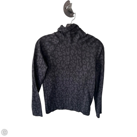 Athletic Top Long Sleeve Crewneck By Sweaty Betty In Black & Grey, Size: M