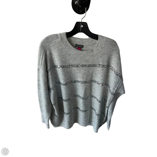 Sweater By Vince Camuto In Grey & Silver, Size: S