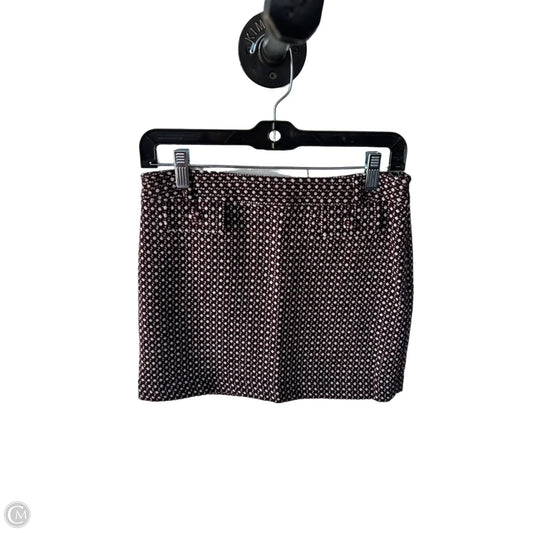 Skirt Mini & Short By Banana Republic In Black & Cream, Size: 0p