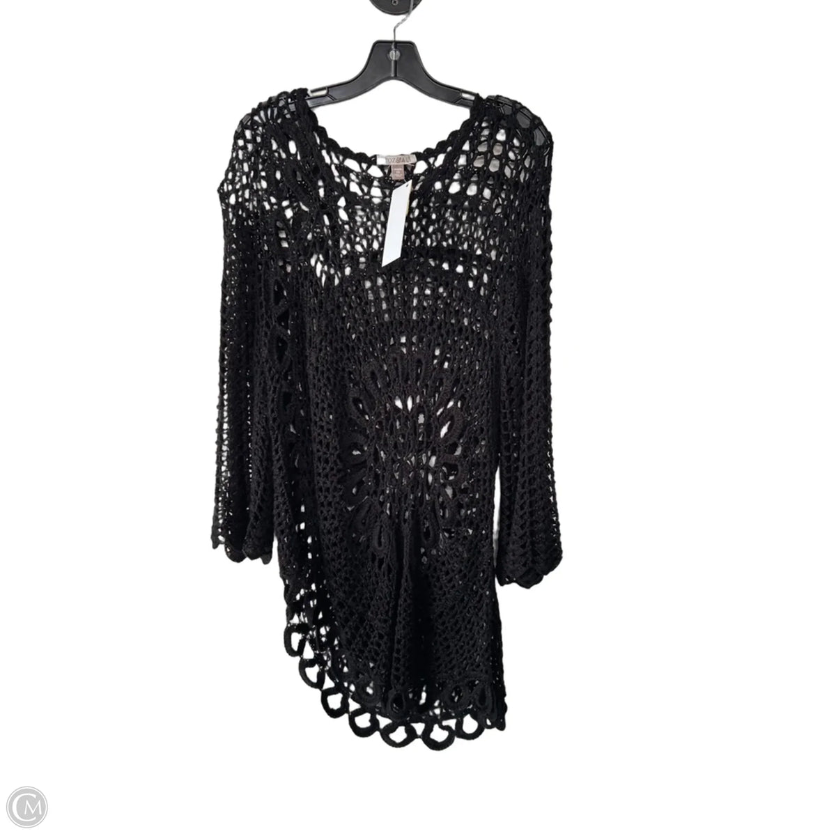 Sweater By Roz And Ali In Black, Size: 2x