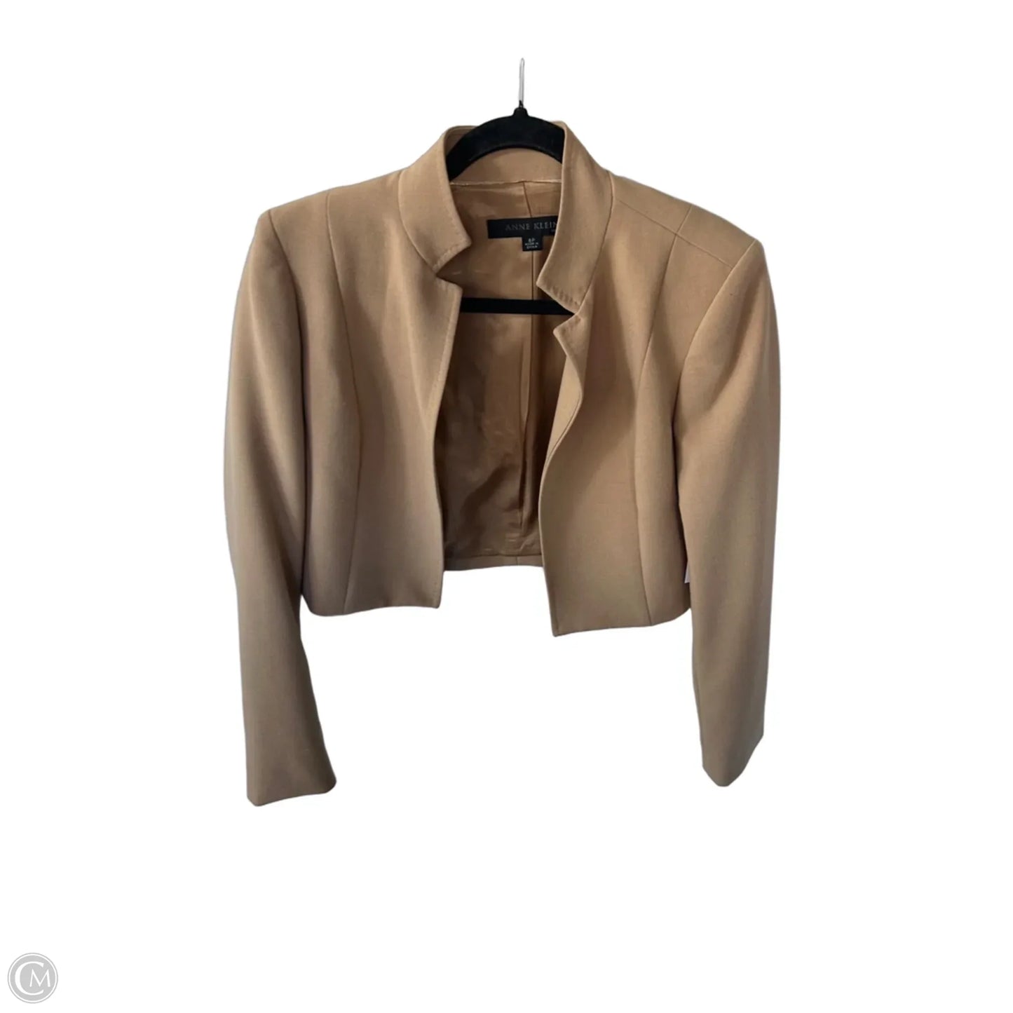 Blazer By Anne Klein In Tan, Size: Sp