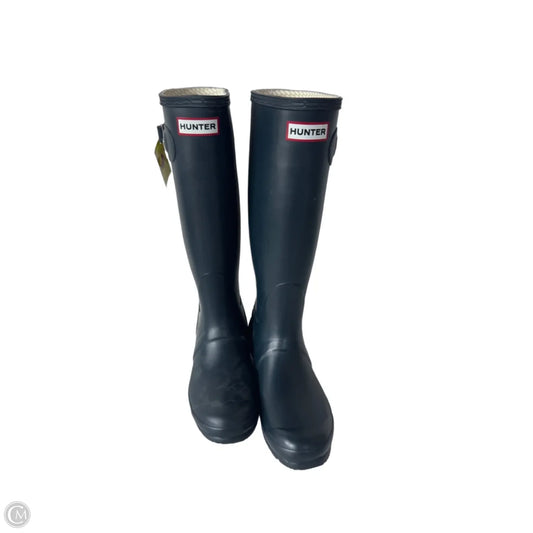 Boots Designer By Hunter In Navy, Size: 7
