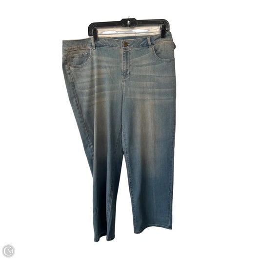 Jeans Boyfriend By Logo In Blue Denim, Size: 16