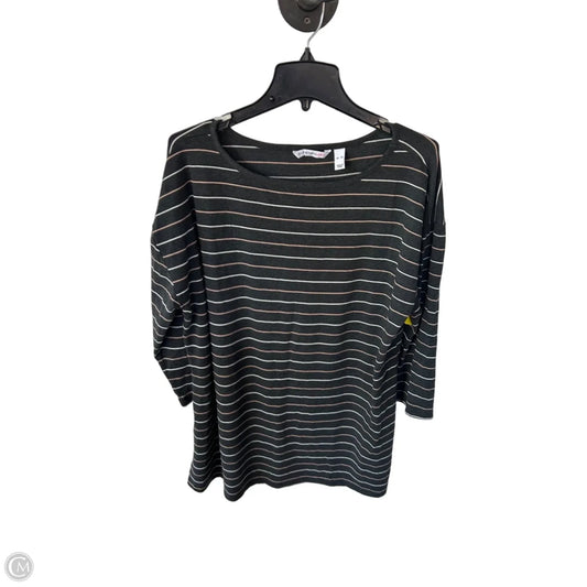 Dress Casual Short By Isaac Mizrahi Live Qvc In Grey & Orange, Size: Xl