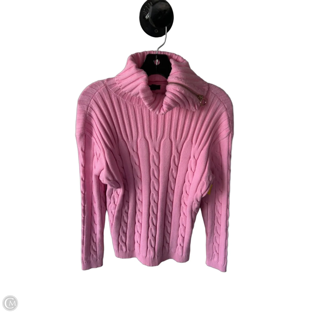 Sweater By Talbots In Pink, Size: L