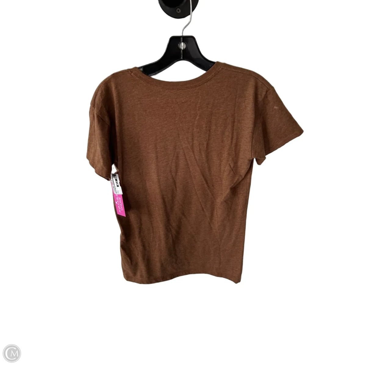 Top Short Sleeve Basic By Buckle Black In Brown, Size: S