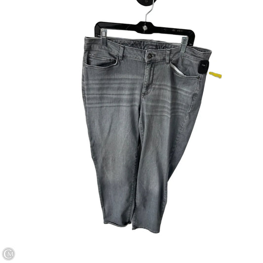 Jeans Boyfriend By J. Jill In Grey Denim, Size: 16