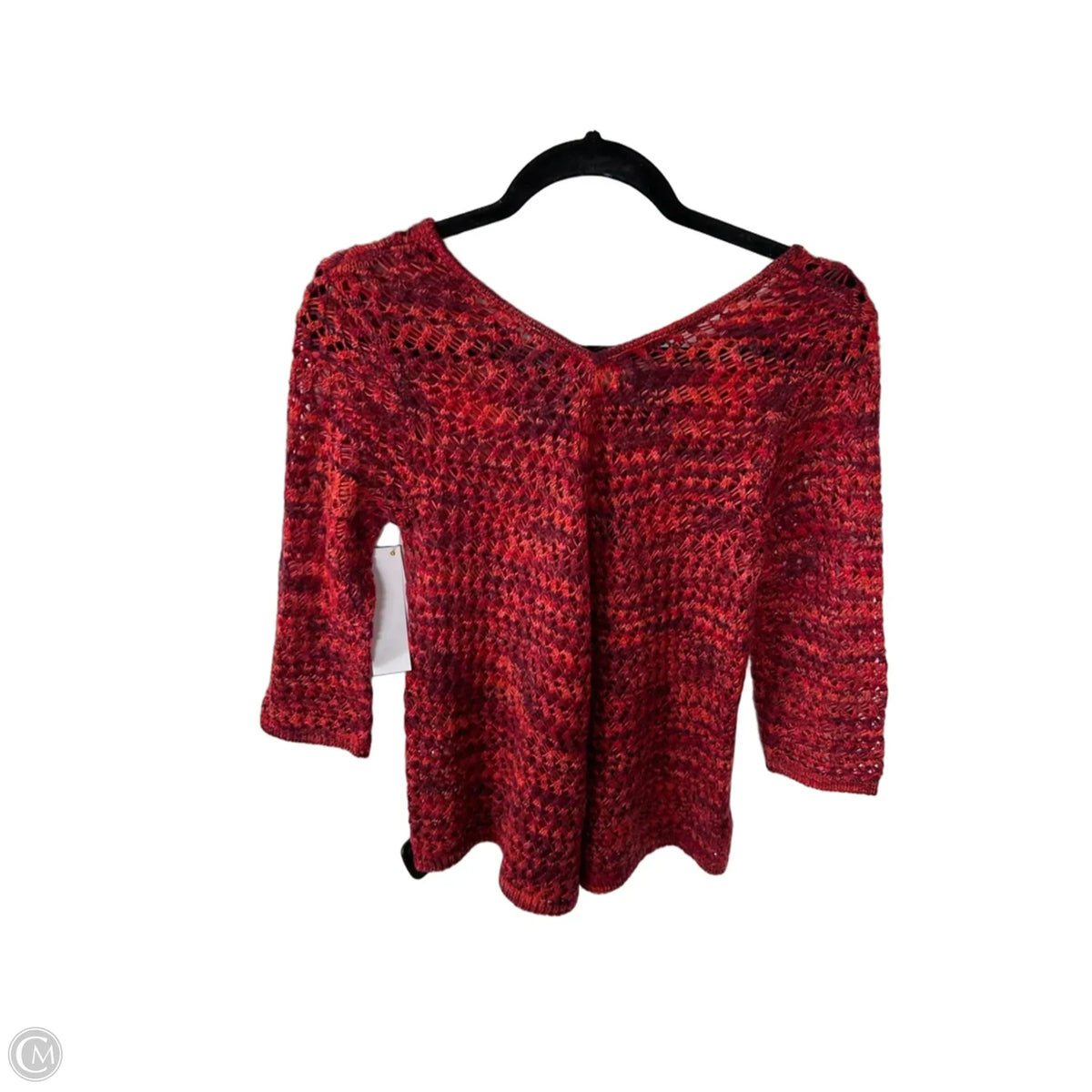 Sweater By New Directions In Orange & Red, Size: Sp