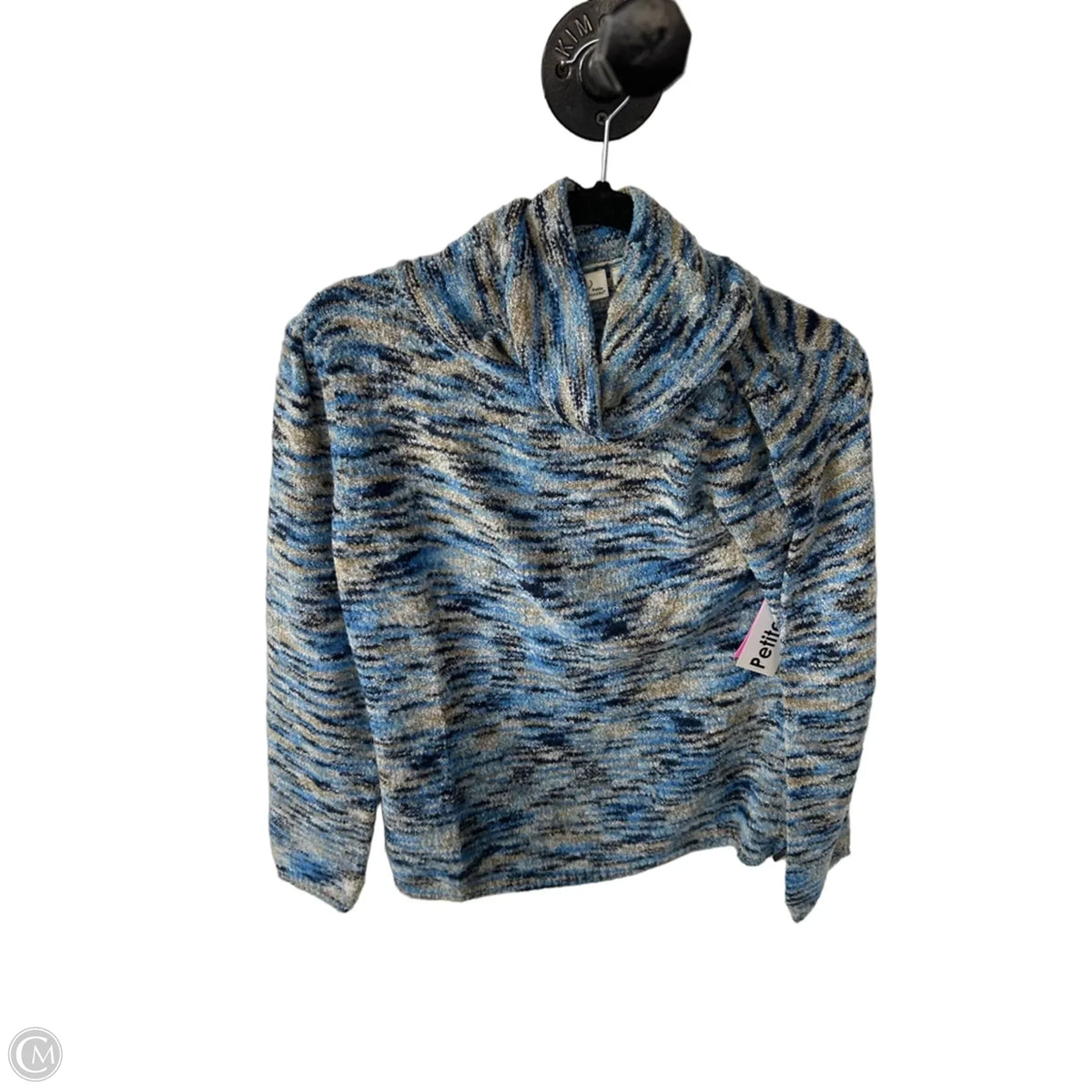 Sweater By Kim Rogers In Blue & Tan, Size: Sp
