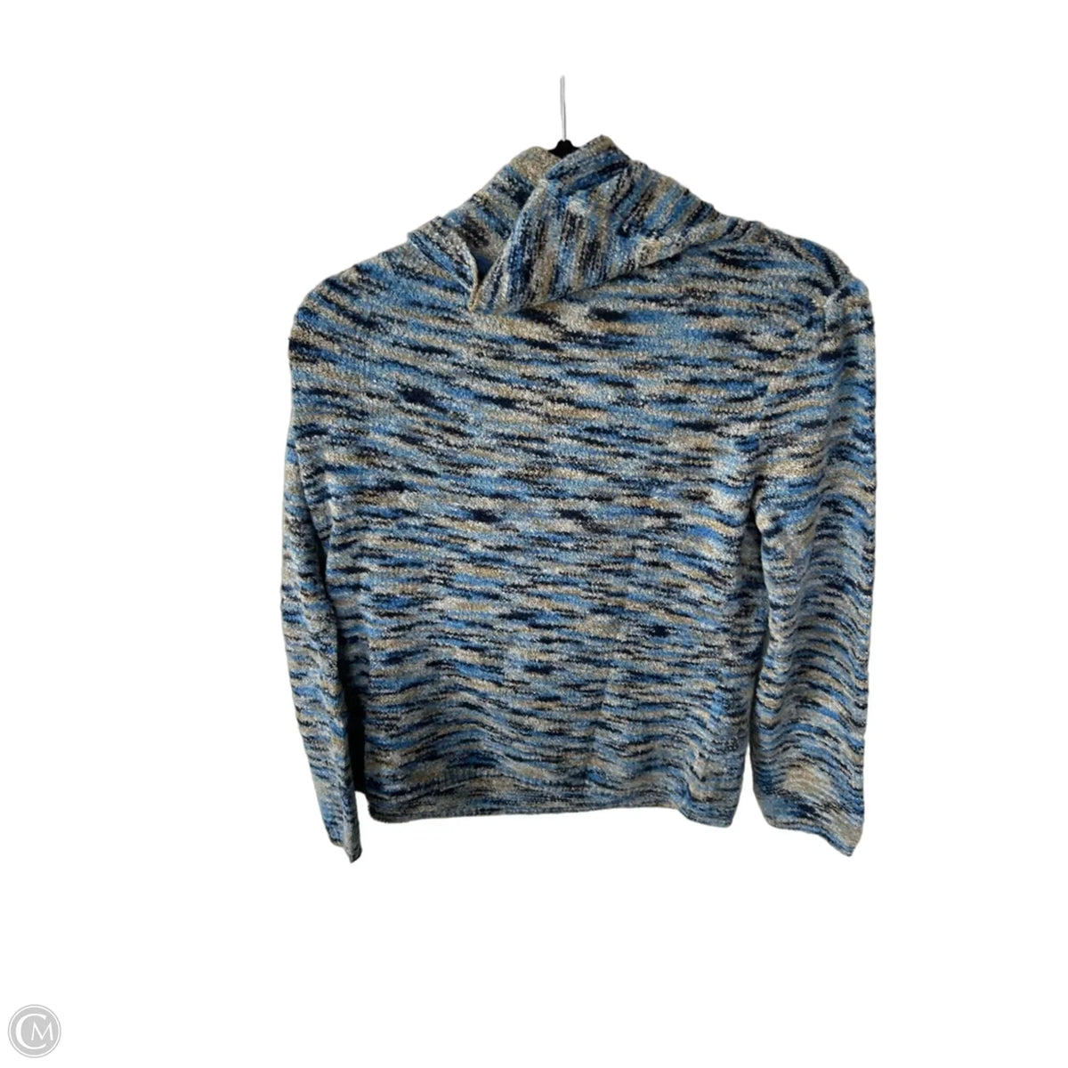 Sweater By Kim Rogers In Blue & Tan, Size: Sp