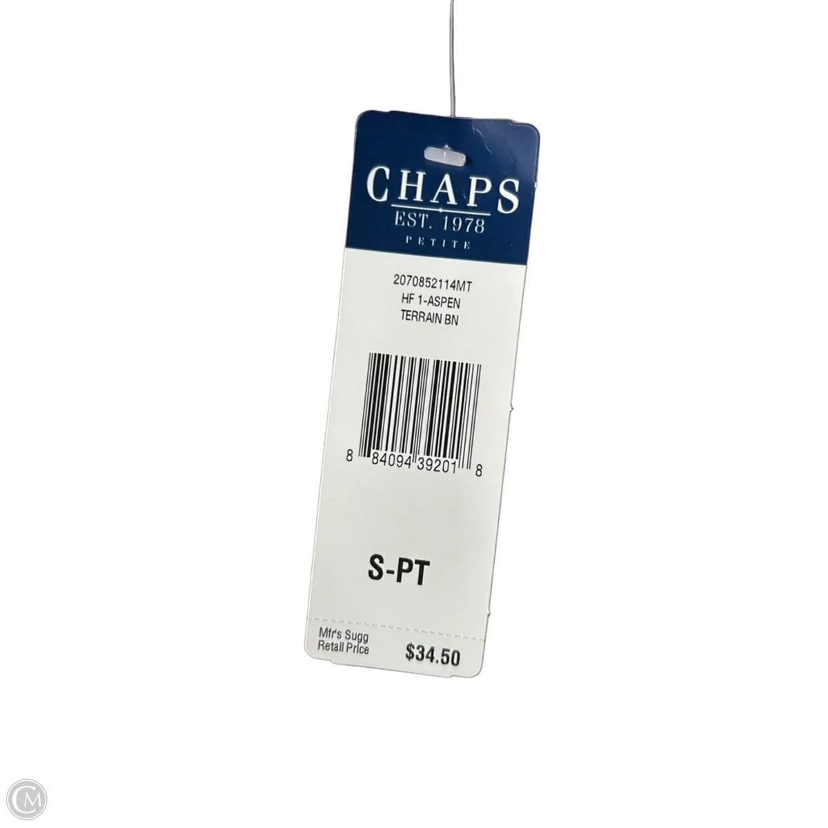 Top Long Sleeve By Chaps In Brown, Size: Sp