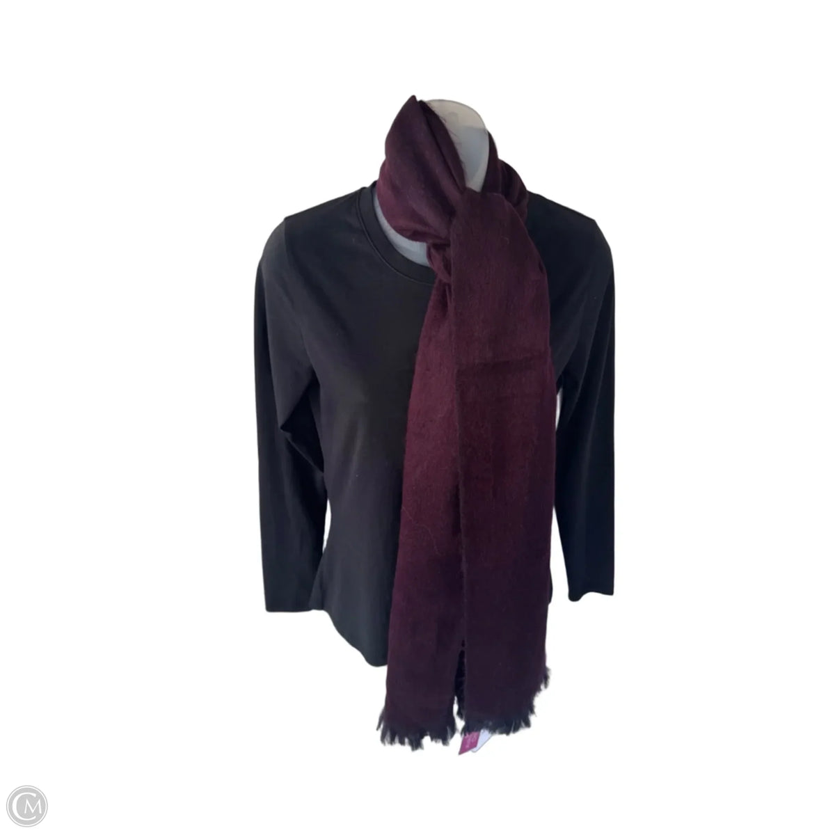 Scarf Winter By Cmc In Black & Red