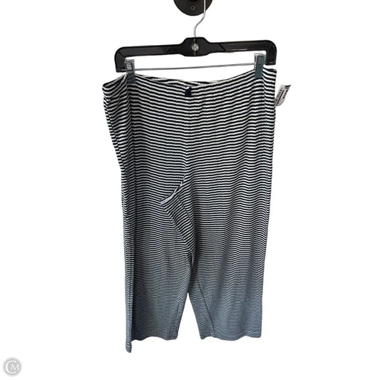 Pajama Pants By Gap In Blue & White, Size: L