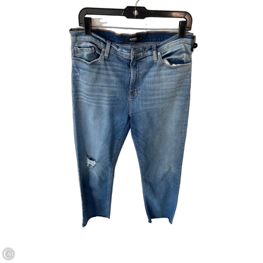 Jeans Straight By Hudson In Blue Denim, Size: 12