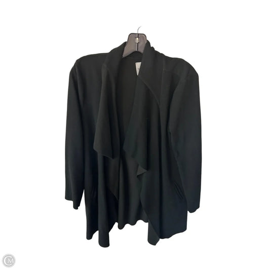 Sweater Cardigan By Nic + Zoe In Black, Size: Xl